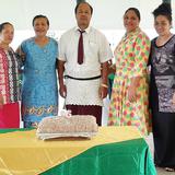 School leaders and teachers Koulo Middle School, Ha'apai, Tonga.