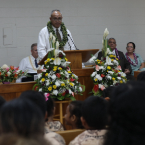 Church Historical Marker Event in Aunu'u on 10 June 2023.