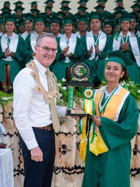 Liahona High School Graduation Elder Meurs