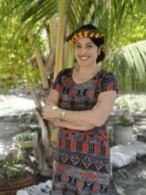 Kiribati political leaders Ruth Cross Kwansing