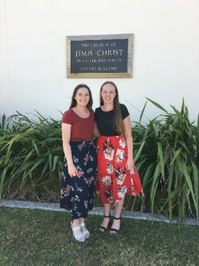 Sarah Pemberton (right), with her sister Sophie.