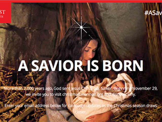 Church Launches ‘A Savior Is Born’ Christmas Initiative