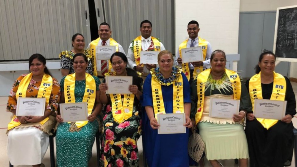 Tonga BYU Pathways Graduates