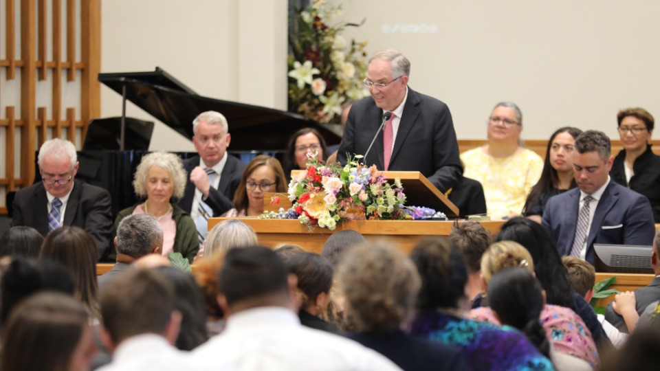 Elder Neil L. Andersen in Wellington, New Zealand. 6 November 2022.