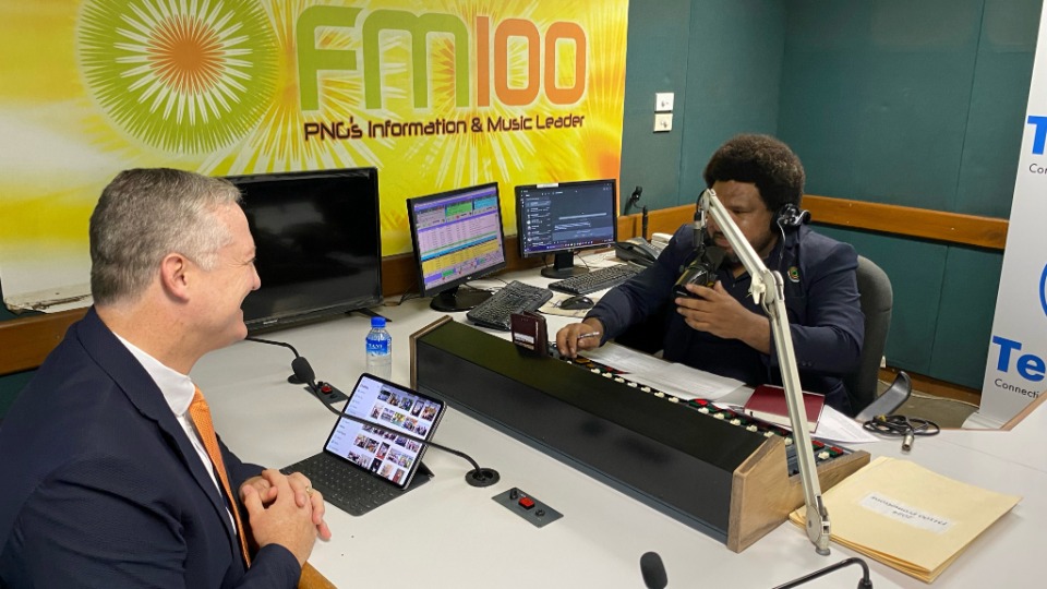 Elder-Jeremy-Jaggi-Interviewed-on-FM100-Radio-in-Papua-New-Guinea,-5-June-2024.