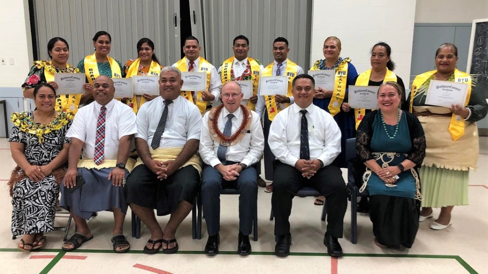 BYU Pathways Graduates in Tonga
