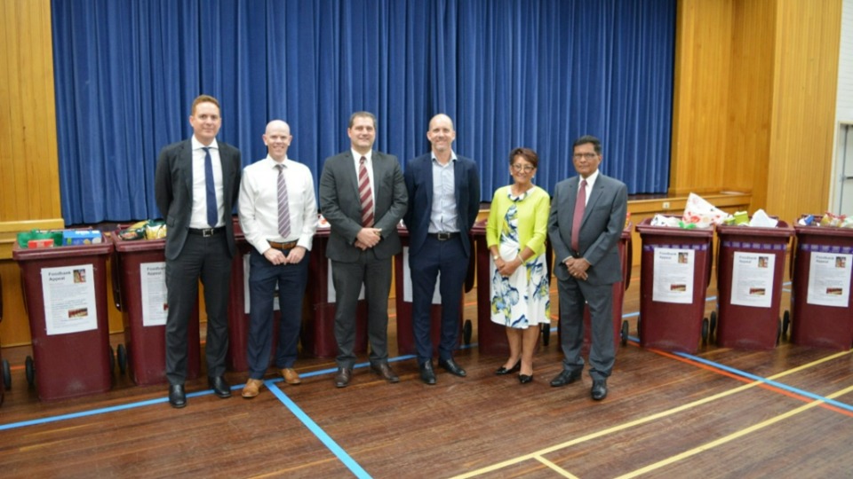 Church and Foodbank Australia representatives, Perth Australia. December 2021.