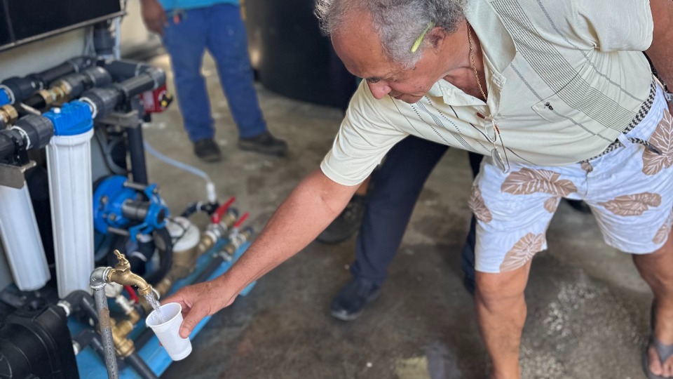 Clean drinking water in French Polynesia