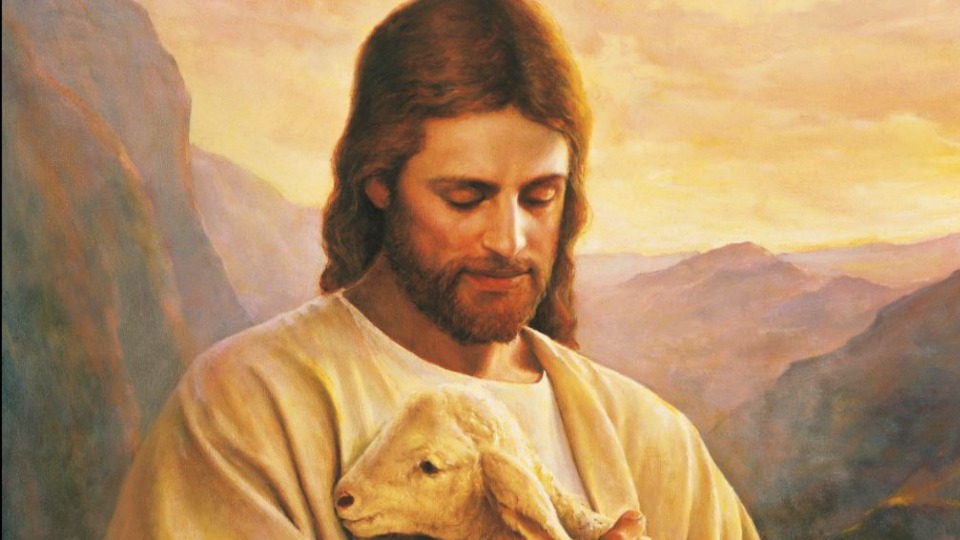 Jesus-Christ-and-a-lamb
