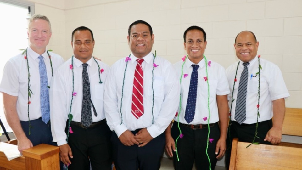New Stake Presidency in Kiribati