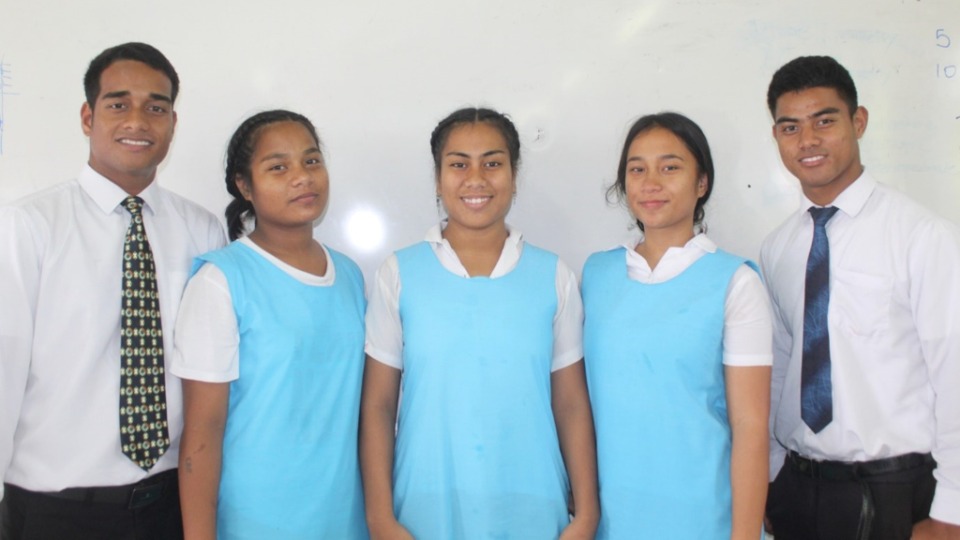 Kiribati HS Students with Mission calls 2023