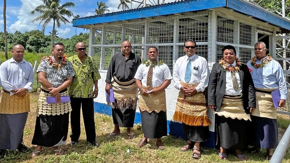 At-the-ceremony-for-the-installation-of-new-electric-water-pumps-in-the-village-of-Fatai,-Tonga.-March-2021
