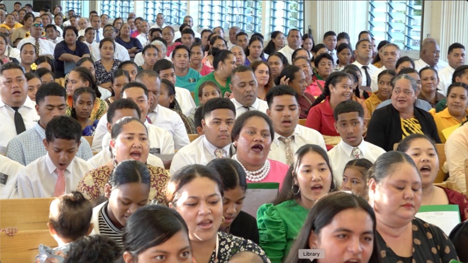 Congregation in Tonga at President Lund Fireside