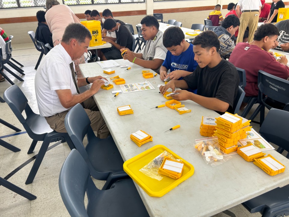 Assembling SolarBuddy lights