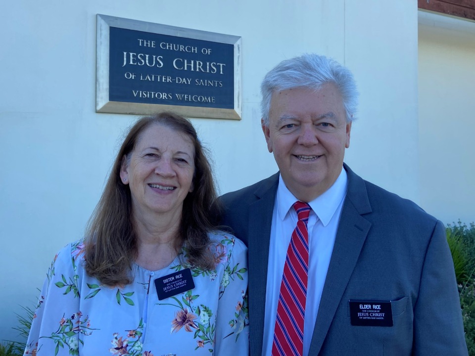 Sister Annette Rice and Elder Mark Rice. January 2023. Auckland, New Zealand.